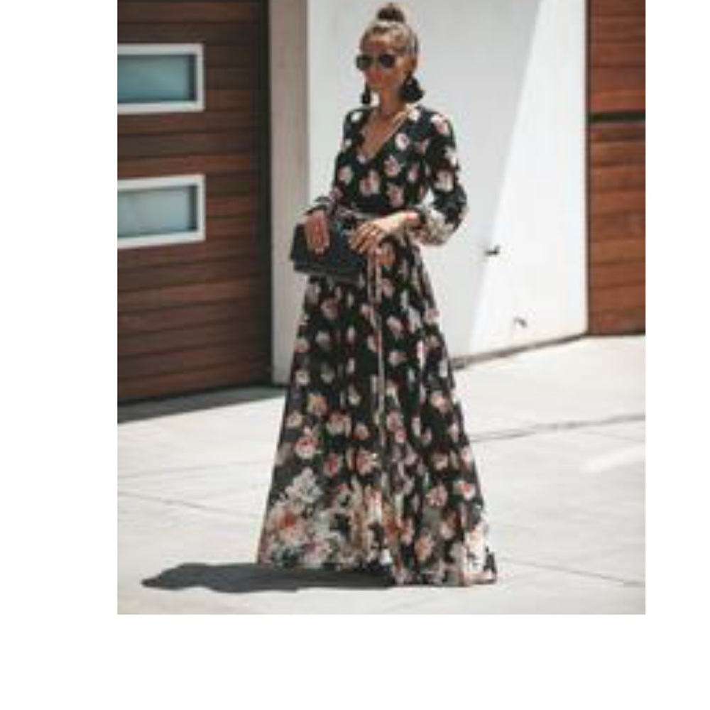 EUC Vici Dolls maxi wrap dress